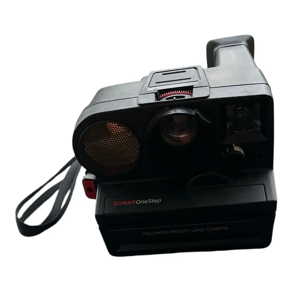 Polaroid Sonar OneStep Pronto Land Instant Camera SONAR Pronto Black